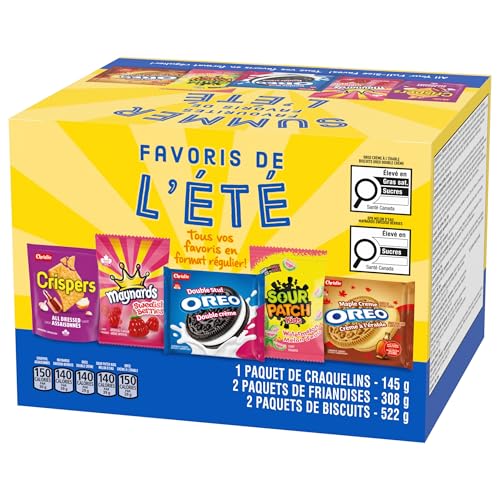 Summer Snack Box 975g - Beach & Picnic Assortment with Cookies, Candies & Crispers - Canadian Distribution - Ships Free Within Canada on Orders Above CAD $199