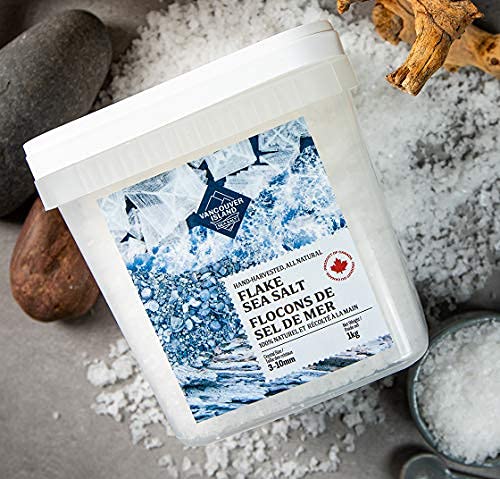 Vancouver Island Salt – Large Salt Flakes – Sea Salt – 1kg
