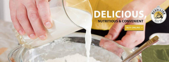 Medallion Whole Milk Powder 500g – Canadian Dairy, Antibiotic-Free, No rbST or rBGH - Canadian Distribution - Ships Free Within Canada on Orders Above CAD $199