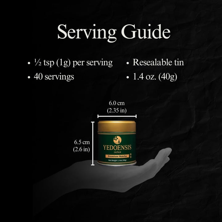 Yedoensis – Premium Matcha – Organic Japanese Green Tea – 40g