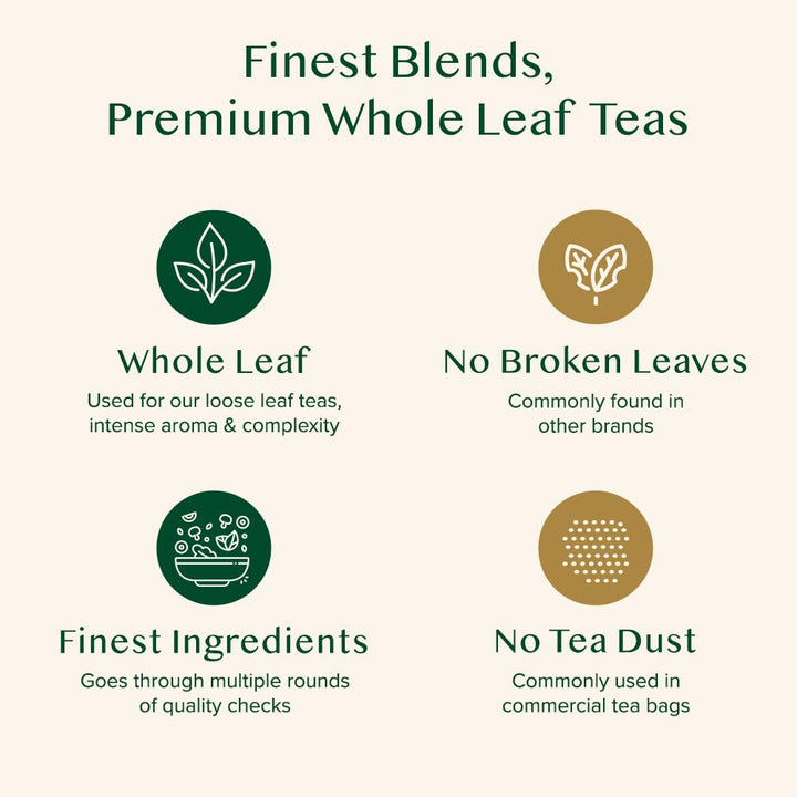 VAHDAM Ginger Masala Chai Tea - Loose Leaf Indian Spiced Chai (50+ Cups, 3.53oz) | Hot, Iced & Latte Ready - Canadian Distribution - Ships Free Within Canada on Orders Above CAD $199