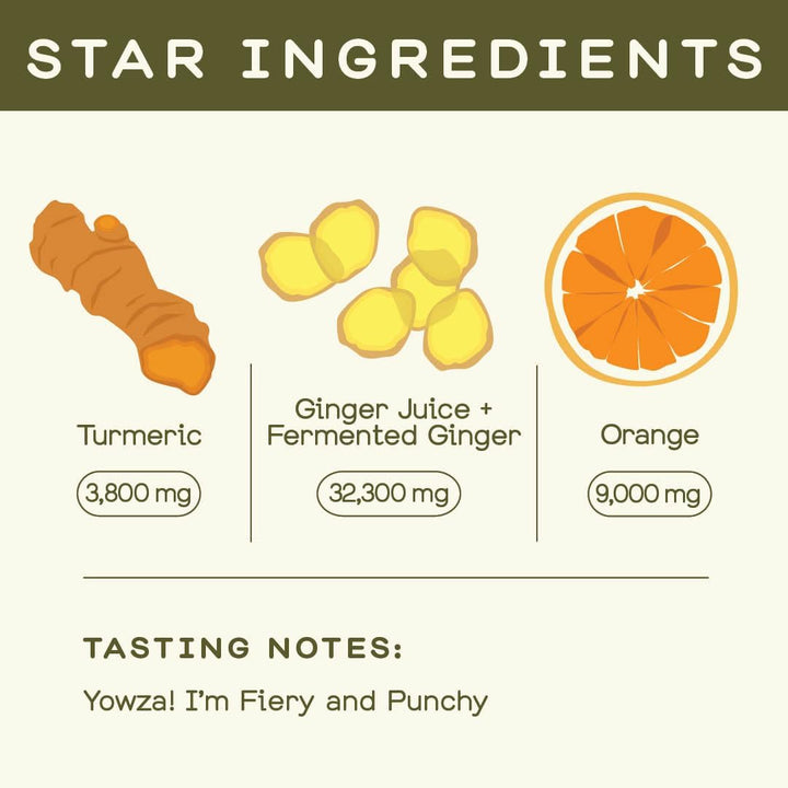 Greenhouse Juice – Fiery Ginger Wellness Shot – 1.26 L, 2 Pack