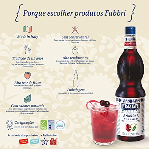 Fabbri – Flavoring Syrup – Orgeat – 1L