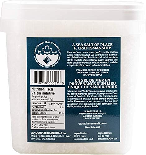 Vancouver Island Salt – Large Salt Flakes – Sea Salt – 1kg