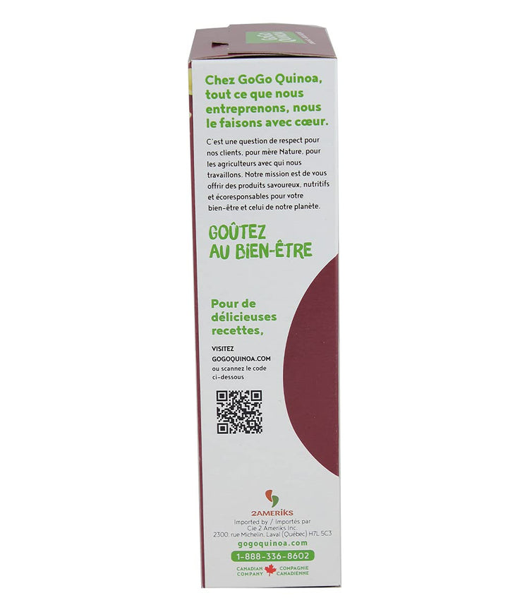 GoGo Quinoa Organic Penne Pasta - Gluten-Free Rice & Amaranth Blend | Non-GMO Vegan | 2 x 227g - Canadian Distribution - Ships Free Within Canada on Orders Above CAD $199