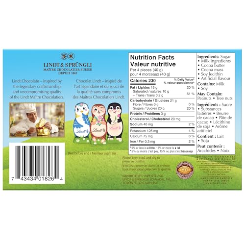 Lindt Fun Friends Easter Milk Chocolate Figures, 2 x 100g – Festive Animal-Shaped Treats for Holiday Celebrations - Canadian Distribution - Ships Free Within Canada on Orders Above CAD $199