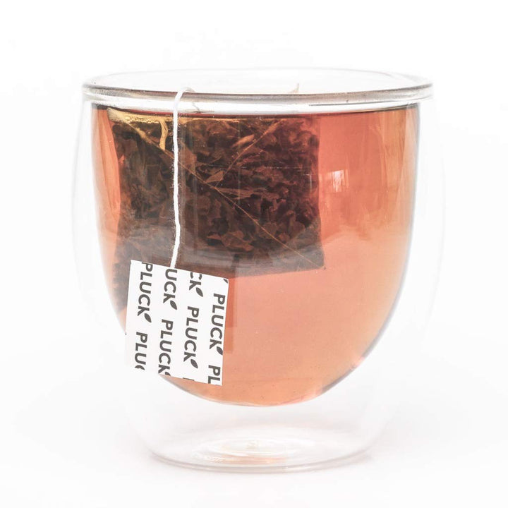PLUCK TEA Earl Grey Cream – 2 x 15 Compostable Pyramid Tea Bags - Canadian Distribution - Ships Free Within Canada on Orders Above CAD $199