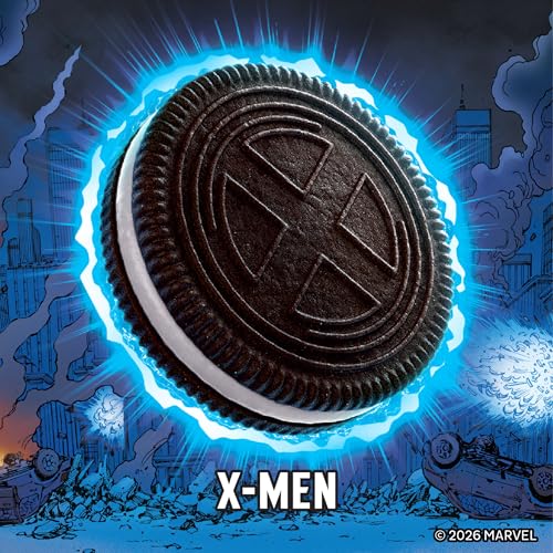 Marvel Oreo Stuf of Legends Colour-Changing Creme Cookies, 2 x 303g Limited Edition - Canadian Distribution - Ships Free Within Canada on Orders Above CAD $199