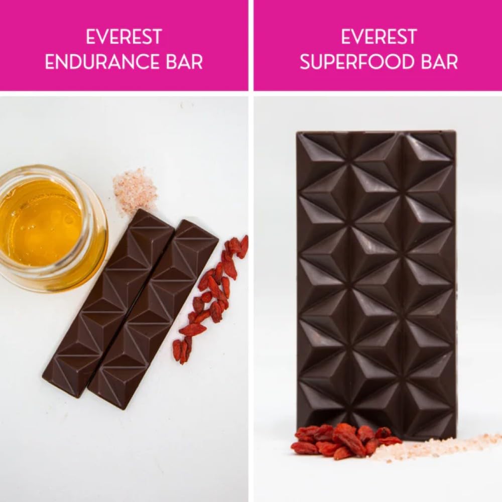 7 Summits Snacks Dark Chocolate Explorer Box – 12 Bars (8x31g & 4x80g) - Canadian Distribution - Ships Free Within Canada on Orders Above CAD $199