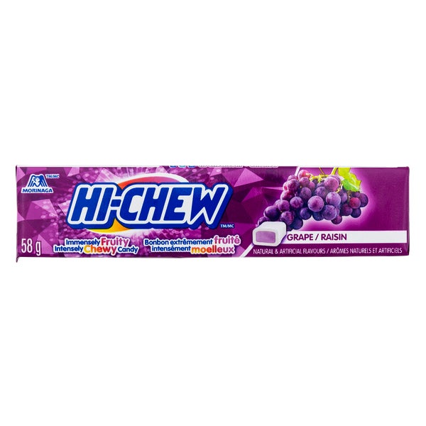 Grape Candy - 48 × 58 g - Hi-Chew - Canadian Distribution