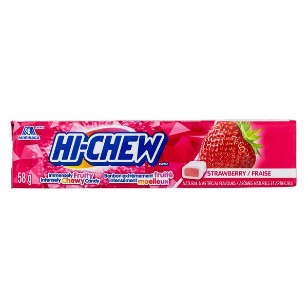 Strawberry Candy - 48 × 58 g - Hi-Chew - Canadian Distribution