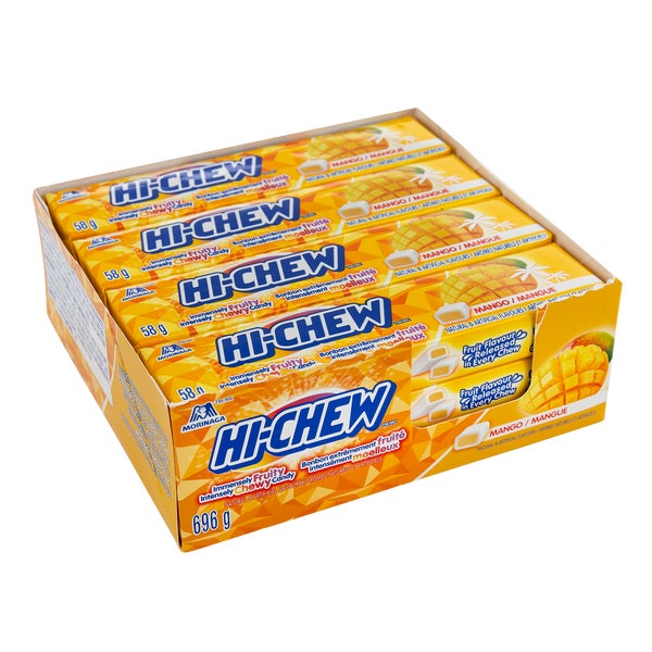 Bonbons à la mangue - 48 × 58 g - Hi-Chew - Distribution canadienne - Livraison gratuite au Canada pour les commandes de plus de 199 $ CA
