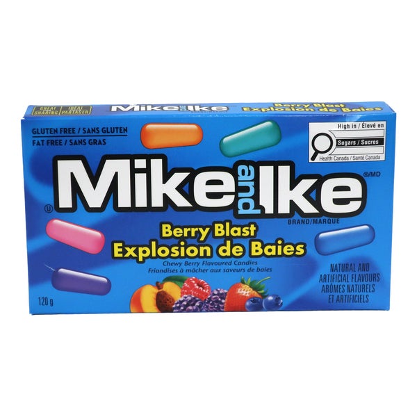Berry Blast - 48 × 120 g - Mike and Ike - Canadian Distribution