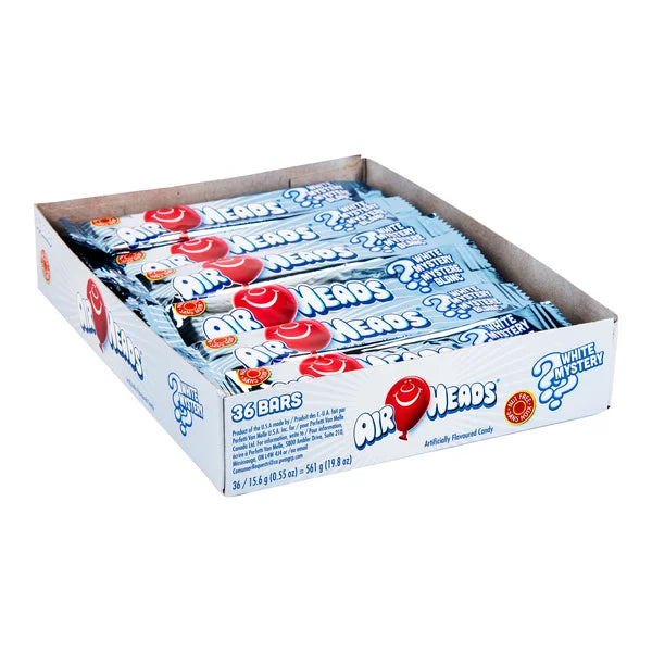White Mystery Candy - 144 × 15.6 g - Airheads - Canadian Distribution - Ships Free Within Canada on Orders Above CAD $199