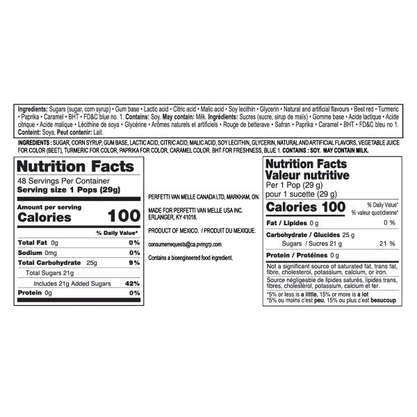 Trio XXL - 192 × 29 g - Chupa Chups - Distribution canadienne - Livraison gratuite au Canada pour les commandes de plus de 199 $ CA