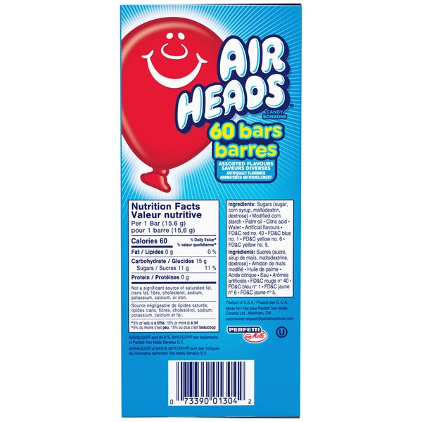 Gravity Feed Box - 240 × 15.6 g - Airheads - Canadian Distribution - Ships Free Within Canada on Orders Above CAD $199