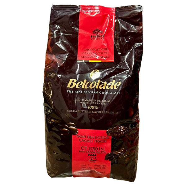 Belcolade - 55% Dark Chocolate -  5KG - Canadian Distribution