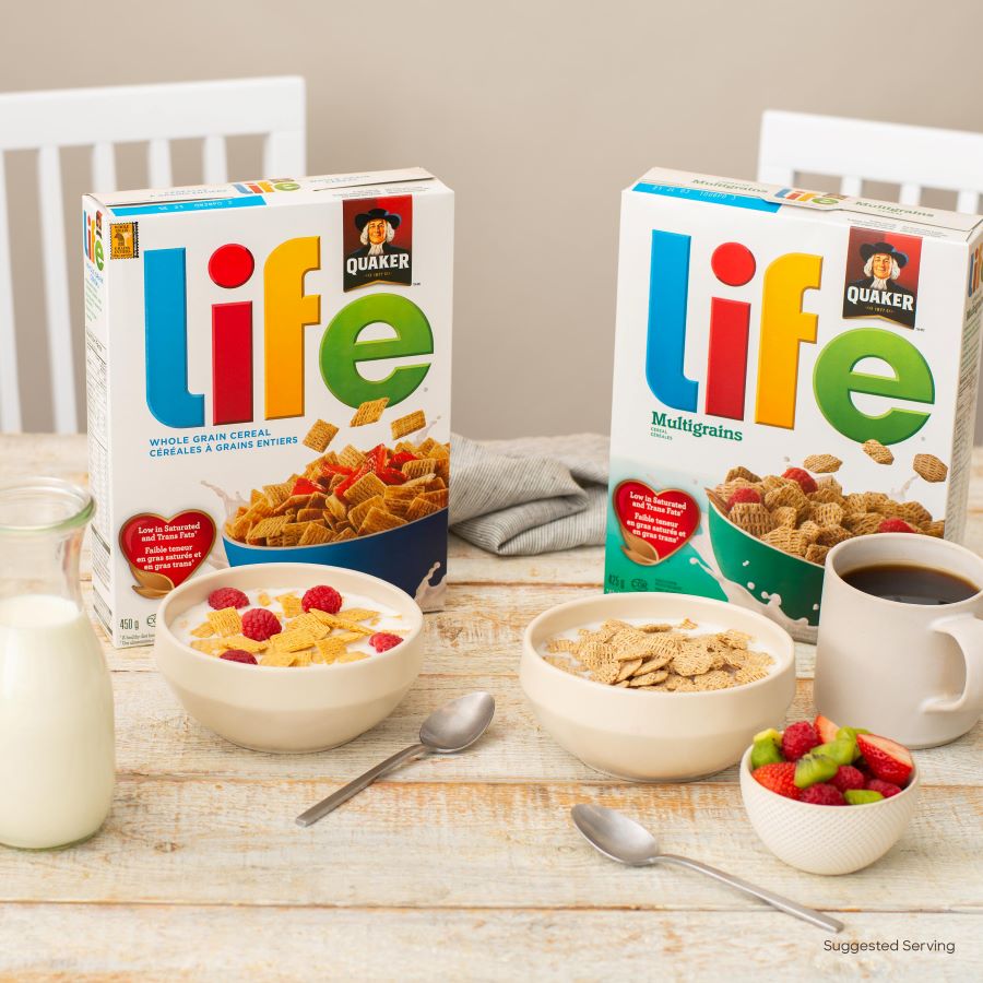 Cereal Multigrain Life - 12 x 425 g - Quaker - Restaurant and Foodservice Ingredients - Canadian Distribution