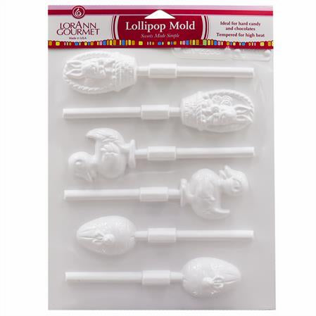 Easter Assortment Lollipop Sheet Mold - Candy Molds - Canadian Distribution