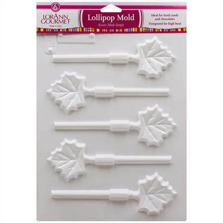 Maple Leaves Lollipop Sheet Mold - Candy Molds - Canadian Distribution