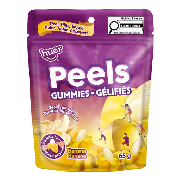 Peels Banana - 60 × 65g - Huer - Canadian Distribution