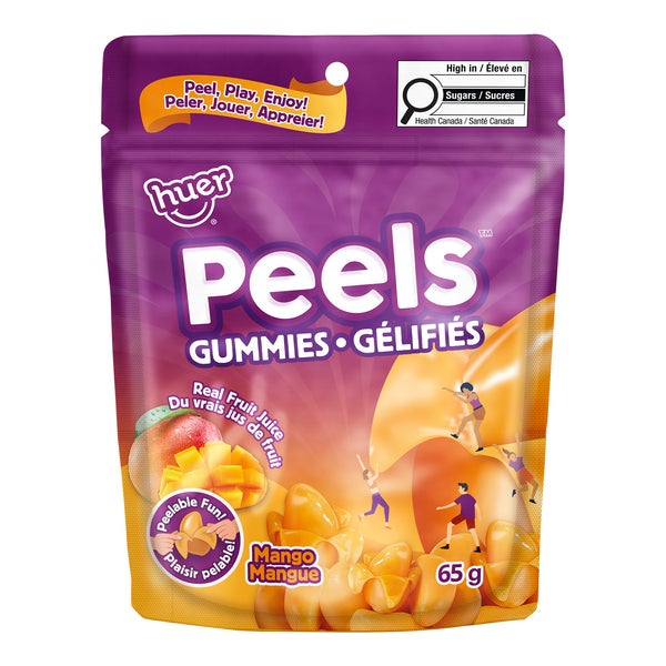 Peels Mango - 60 × 65g - Huer - Canadian Distribution