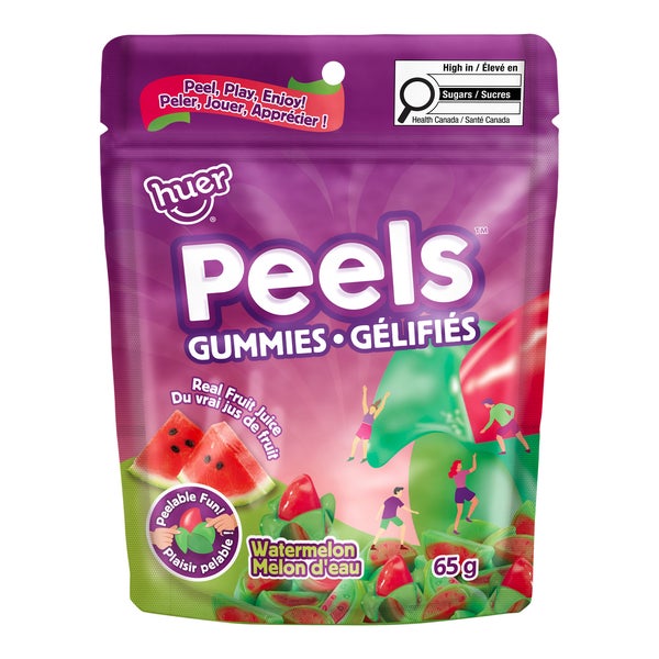 Peels Watermelon - 60 × 65 g - Huer - Canadian Distribution