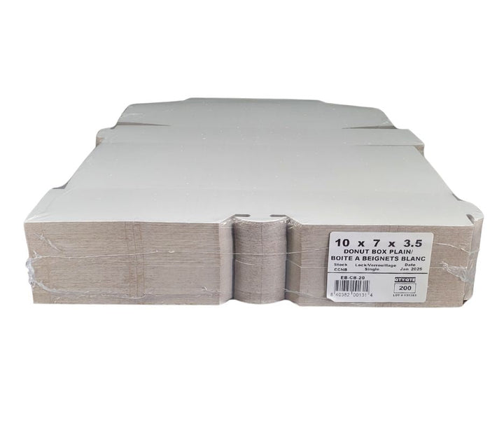 EB - Boîtes à gâteaux blanches - 10x7x3½
