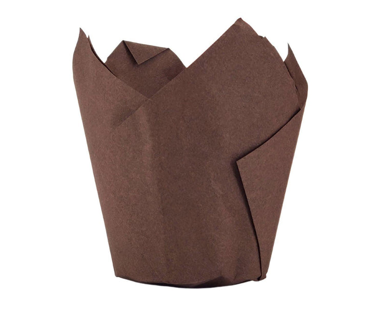 Decora - Emporte-pièces pour muffins - Tulipe - Marron chocolat