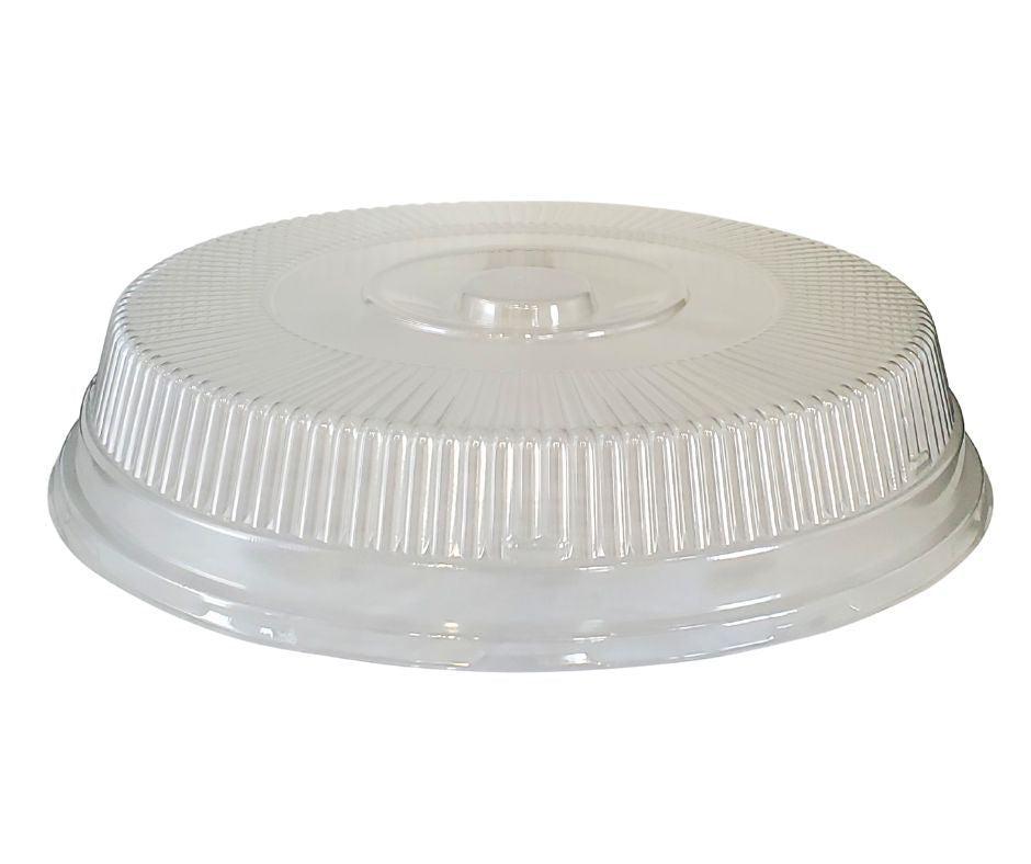 Rhino-Foil - 18" Clear Plastic Lid for Round Catering Tray - AR206R