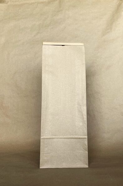 5lb Kraft Tin Tie Bag PLA Lined 6.5"x 4" x 18" 500cs ASTMD6400