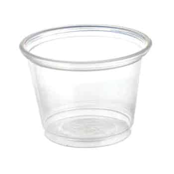 Cup Portion Plastic 1 oz. Clear - 1 x 1200 count - Titan - Packaging and Accessories - Restaurant Supplies and Equipment - Canadian Distribution