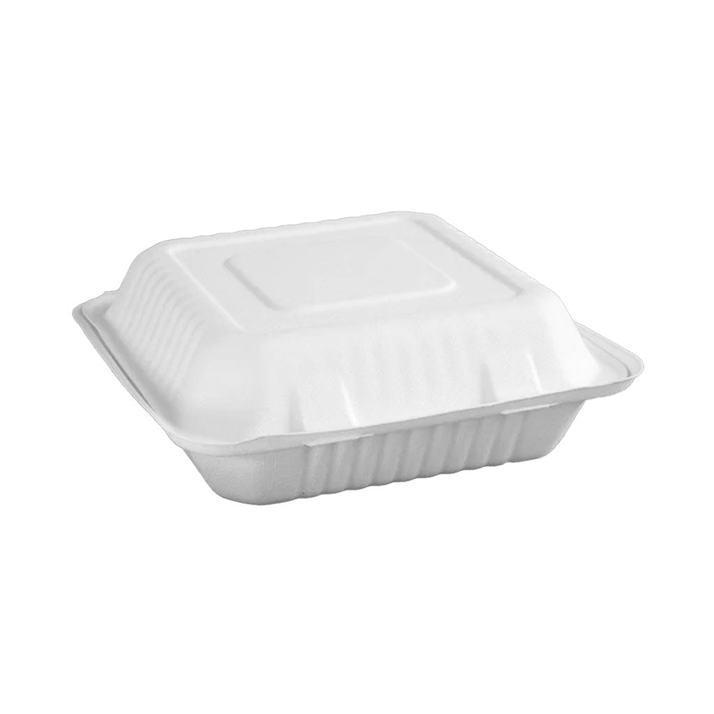 Compostable Hinged Containers - Sold By The Case