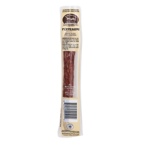Bâtonnets de pepperoni doux gourmet - 100 × 50 g - Noah Martin's - Distribution canadienne - Livraison gratuite au Canada pour les commandes de plus de 199 $ CA