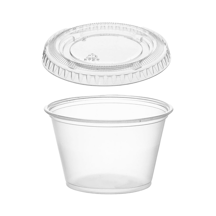 PLA Portion Cups Compostable - 2500 x 2 oz. portion cups per case - Sold By The Case