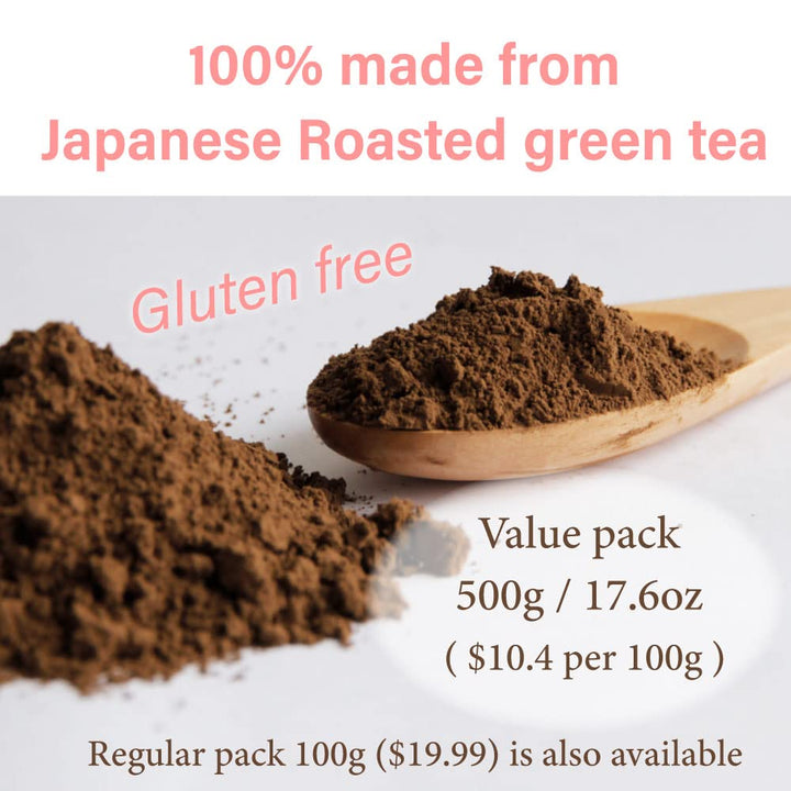 KIMIKURA – Hojicha Powder – Culinary Grade – 500g – Japanese roasted tea