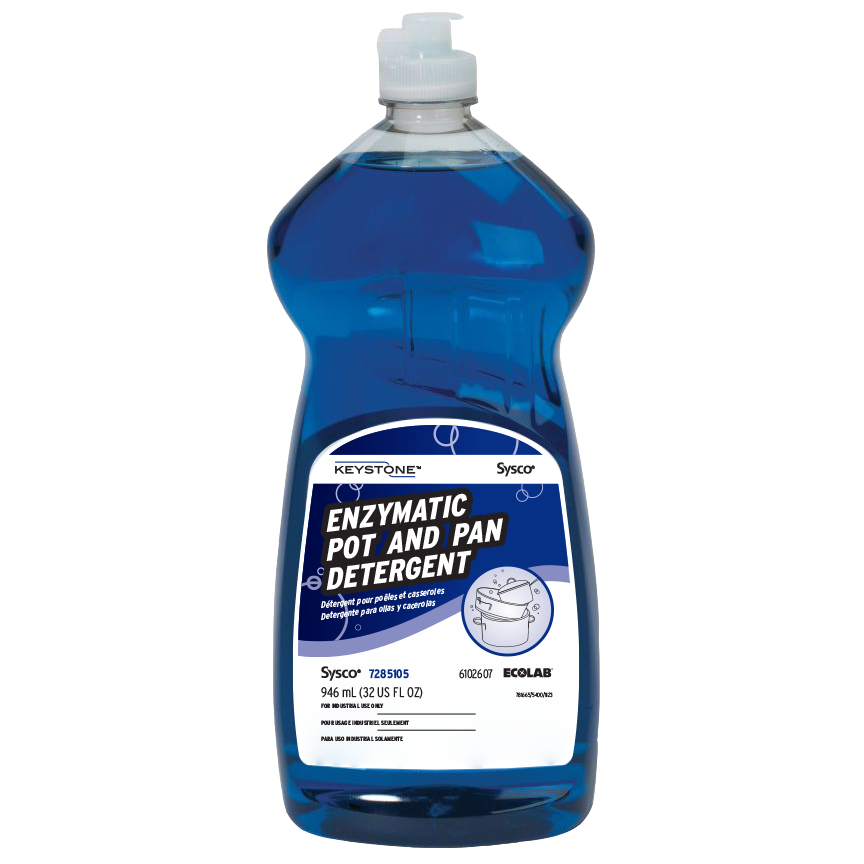 Detergent Pot/Pan Liquid Enzymatic - 6 x 32 oz - Keystone Produc - Packaging and Accessories - Restaurant Supplies and Equipment - Canadian Distribution