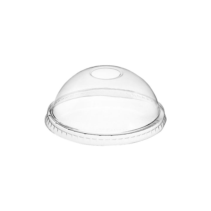 Clear PLA Dome and Flat Lids for Clear PLA Cold Cups- 1000 Lids per case  - Sold By The Case