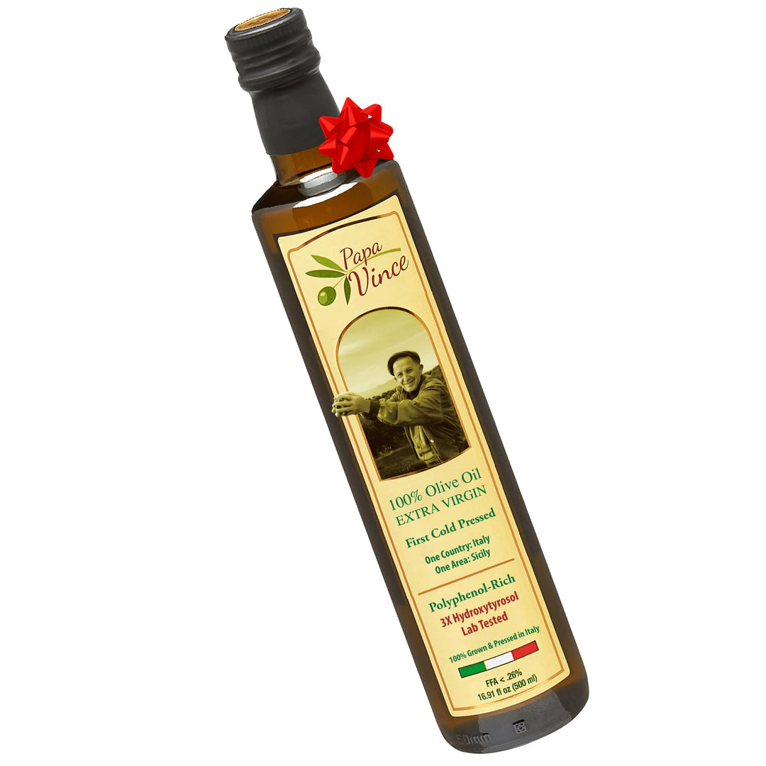 Papa Vince – Extra Virgin Olive Oil – Hydroxytyrosol Rich – Sicily – 2024/25 Harvest