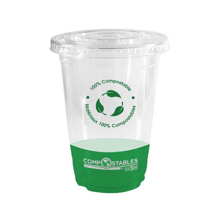 Clear PLA Cold Cups - 1000 Cups Per Case - Sold By The Case