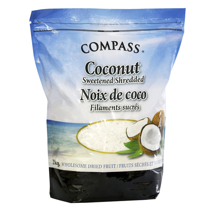 Compass Sweetened Shredded Coconut - 4 x 2 kg - Grocery and Food Items - Canadian Distribution