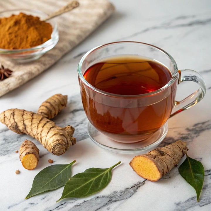 VAHDAM – Turmeric Ashwagandha Tea – Herbal – 100 Count – Caffeine free blend