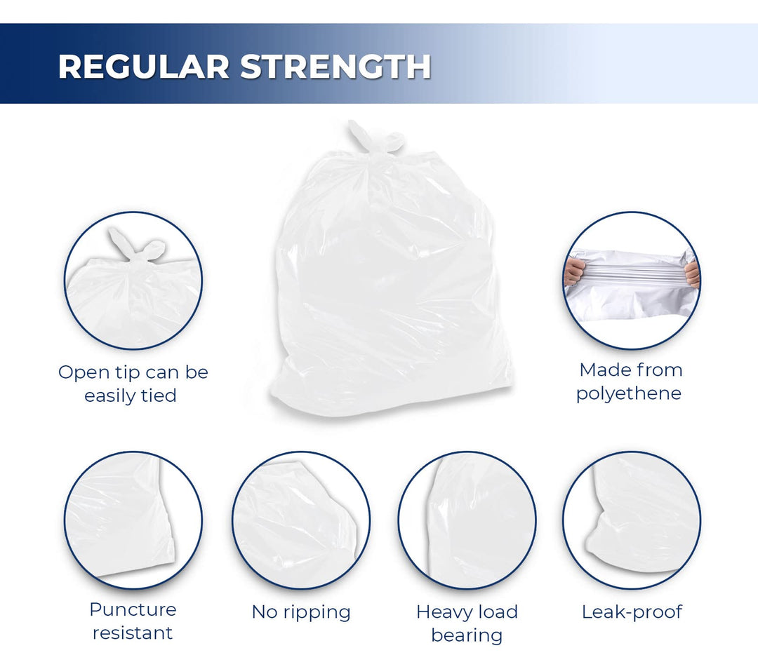 Spartano - Garbage Bags - Regular - White - 20"x22"