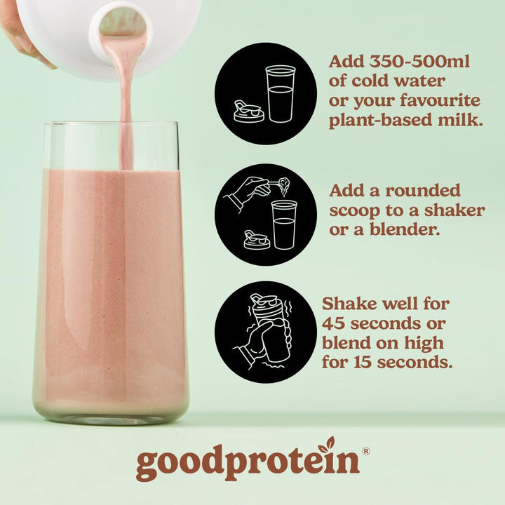 Good Protein – Vegan All-in-One Protein Shake – Mint Chocolate Chip – 880g
