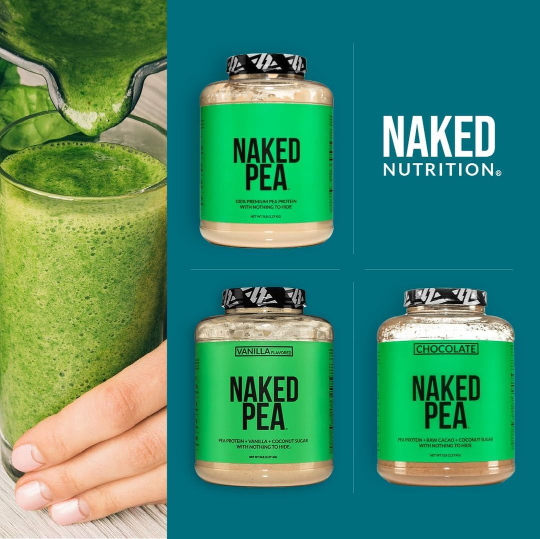 Naked Nutrition – Pea Protein – Unflavoured – 2lb – Plant based isolate