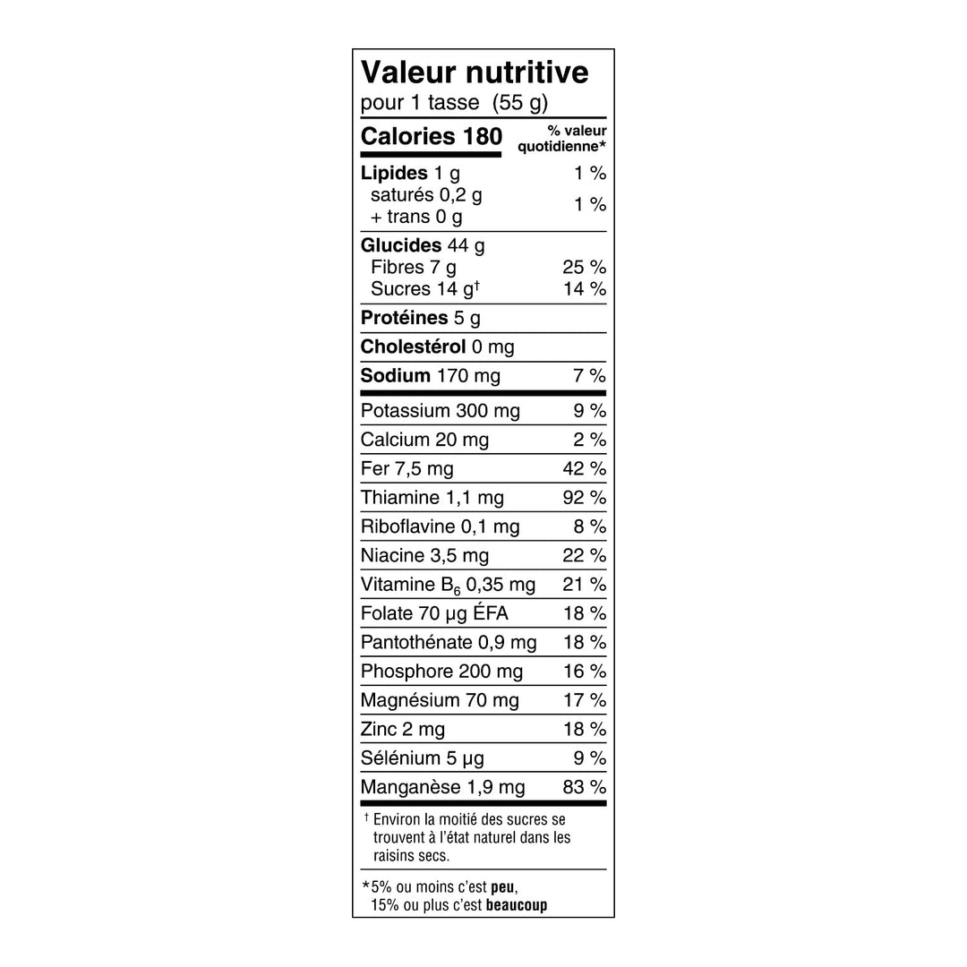 Kellogg's Two Scoops Raisin Bran Cereal 2 x 375g - Canadian Distribution - Ships Free Within Canada on Orders Above CAD $199