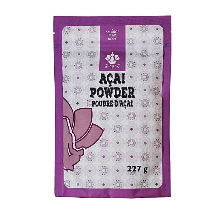 100% Pure Acai Berry Powder (Freeze Dried), 227g (8oz) | No Preservatives | No Additives, Rich in Antioxidants, Superfood For Smoothies, Acai Bowls, Vegan, Keto and Paleo Friendly - Canadian Distribution