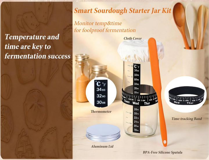 Complete Sourdough Baking Kit with Banneton Baskets and Professional Tools - Canadian Distribution - Ships Free Within Canada on Orders Above CAD $199