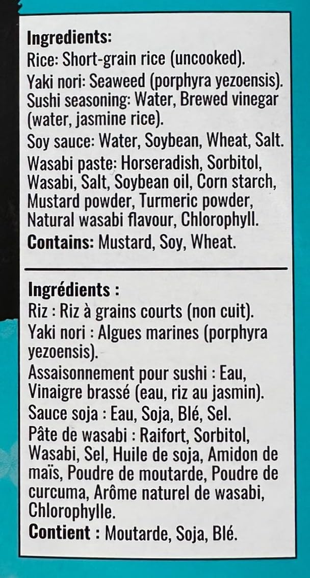 Kit de préparation de sushis familial asiatique, facile à utiliser, pour les fêtes, amateur de sushis 283g