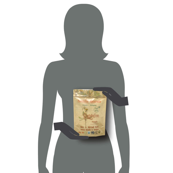 Foothills Naturals – Dandelion Root – Dry Raw Cut – 454g – Organic